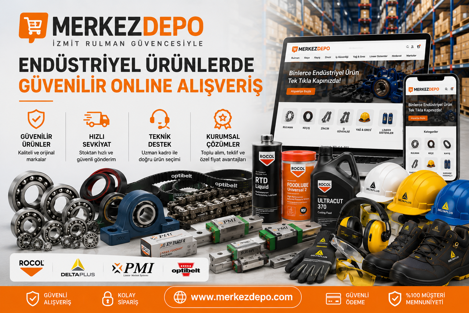 Yeni E-ticaret Markamız ” merkezdepo.com ” Nedir? Endüstriyel Ürünlerde Güvenilir Online Alışverişin Yeni Adresi